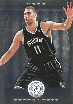 2013-14 Panini Totally Certified #71 Brook Lopez Front