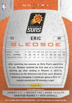 2013-14 Panini Totally Certified #141 Eric Bledsoe Back