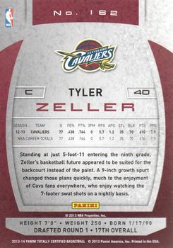 2013-14 Panini Totally Certified #162 Tyler Zeller Back