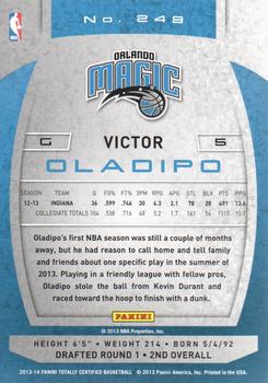 2013-14 Panini Totally Certified #249 Victor Oladipo Back