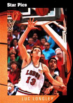 1991 Star Pics #31 Luc Longley Front