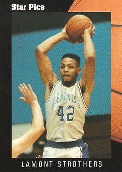 1991 Star Pics #9 Lamont Strothers Front