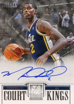 2012-13 Panini Elite Series - Court Kings Autographs #98 Marvin Williams Front