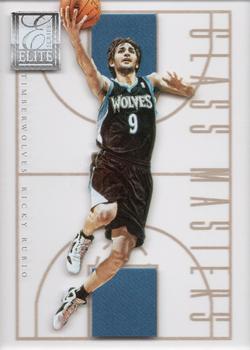 2012-13 Panini Elite Series - Glass Masters Gold #14 Ricky Rubio Front