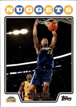 2008-09 Topps #103 Marcus Camby Front