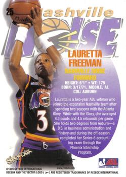 1999 SkyBox ABL #25 Lauretta Freeman Back