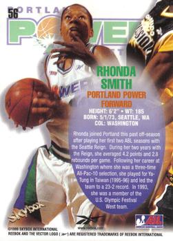 1999 SkyBox ABL #56 Rhonda Smith Back