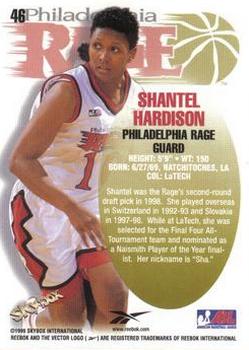 1999 SkyBox ABL #46 Shantel Hardison Back