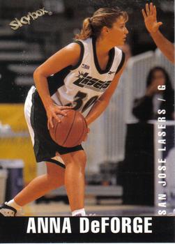 1999 SkyBox ABL #61 Anna Deforge Front