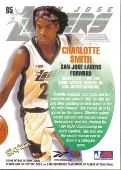 1999 SkyBox ABL #65 Charlotte Smith Back
