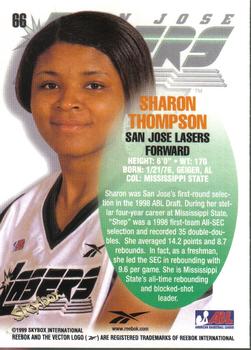 1999 SkyBox ABL #66 Sharon Thompson Back