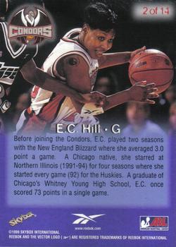 1999 SkyBox ABL - Chase #2 E.C. Hill Back