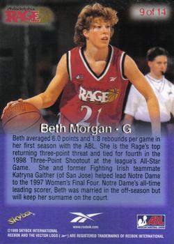 1999 SkyBox ABL - Chase #9 Beth Morgan Back