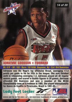 1998 Reebok ABL #14 Adrienne Goodson Back