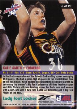 1998 Reebok ABL #8 Katie Smith Back