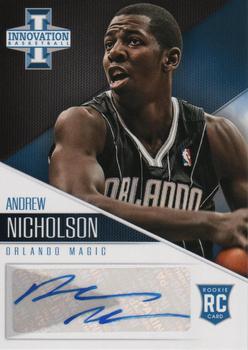2012-13 Panini Innovation - Rookie Autographs #12 Andrew Nicholson Front