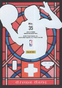 2012-13 Panini Innovation - Stained Glass #35 Josh Smith Back