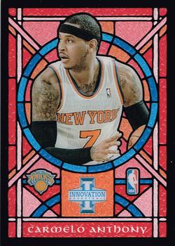 2012-13 Panini Innovation - Stained Glass #88 Carmelo Anthony Front
