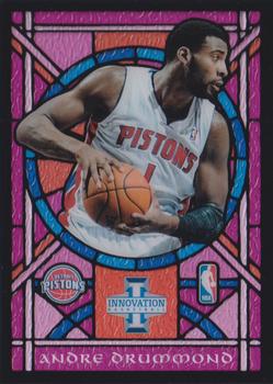2012-13 Panini Innovation - Stained Glass Purple #62 Andre Drummond Front