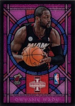 2012-13 Panini Innovation - Stained Glass Purple #89 Dwyane Wade Front