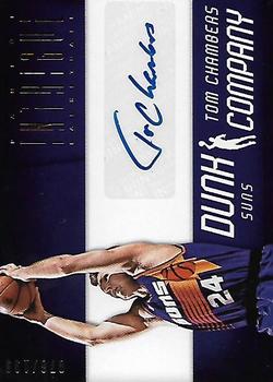 2012-13 Panini Intrigue - Dunk Company Autographs #16 Tom Chambers Front