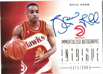 2012-13 Panini Intrigue - Immortalized Autographs #14 Spud Webb Front