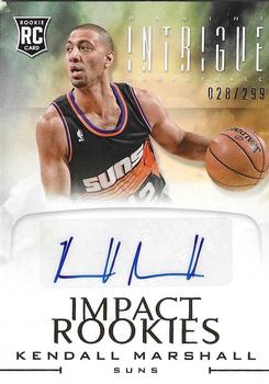 2012-13 Panini Intrigue - Impact Rookie Autographs #15 Kendall Marshall Front