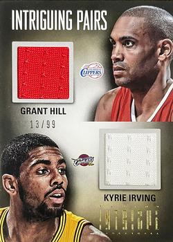 2012-13 Panini Intrigue - Intriguing Pairs Jerseys #57 Grant Hill / Kyrie Irving Front