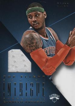 2012-13 Panini Intrigue - Top Flight Unis #40 Carmelo Anthony Front