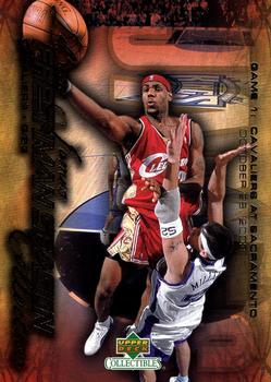 2004 Upper Deck Collectibles LeBron James Freshman Season #1 LeBron James Front