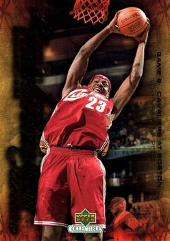 2004 Upper Deck Collectibles LeBron James Freshman Season #9 LeBron James Front