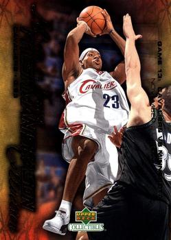2004 Upper Deck Collectibles LeBron James Freshman Season #13 LeBron James Front