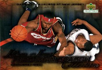 2004 Upper Deck Collectibles LeBron James Freshman Season #34 LeBron James Front