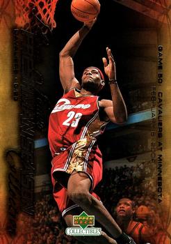 2004 Upper Deck Collectibles LeBron James Freshman Season #50 LeBron James Front