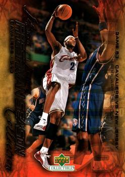 2004 Upper Deck Collectibles LeBron James Freshman Season #53 LeBron James Front