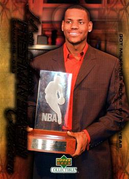 2004 Upper Deck Collectibles LeBron James Freshman Season #90 LeBron James Front