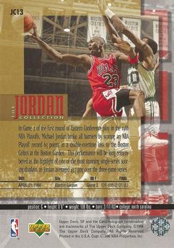 1995-96 Upper Deck The Jordan Collection 3x5 #JC13 1986 Garden Party Back