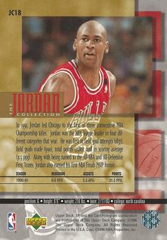 1995-96 Upper Deck The Jordan Collection 3x5 #JC18 1991 NBA MVP Back