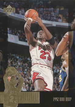 1995-96 Upper Deck The Jordan Collection 3x5 #JC19 1992 NBA MVP Front