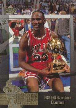 1995-96 Upper Deck The Jordan Collection 3x5 #JC5 1987 NBA Slam-Dunk Champion Front
