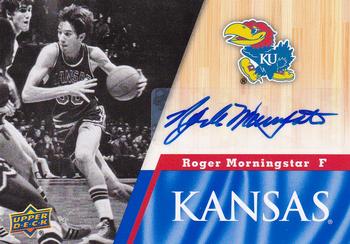 2013 Upper Deck University of Kansas - Autographs #30 Roger Morningstar Front