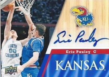 2013 Upper Deck University of Kansas - Autographs #54 Eric Pauley Front