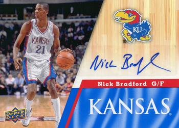 2013 Upper Deck University of Kansas - Autographs #65 Nick Bradford Front