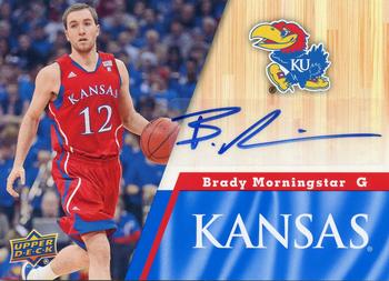 2013 Upper Deck University of Kansas - Autographs #73 Brady Morningstar Front