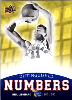 2013 Upper Deck University of Kansas - Distinguished Numbers #DN-10 Bill Lienhard Front