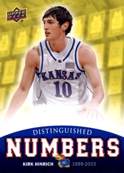 2013 Upper Deck University of Kansas - Distinguished Numbers #DN-14 Kirk Hinrich Front