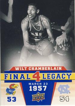 2013 Upper Deck University of Kansas - Final 4 Legacy #F4-3 Wilt Chamberlain Front