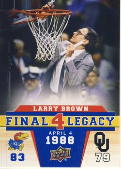 2013 Upper Deck University of Kansas - Final 4 Legacy #F4-4 Larry Brown Front