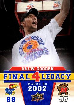 2013 Upper Deck University of Kansas - Final 4 Legacy #F4-7 Drew Gooden Front