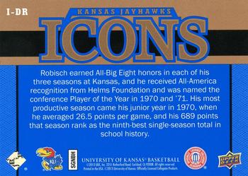 2013 Upper Deck University of Kansas - Icons #I-DR Dave Robisch Back